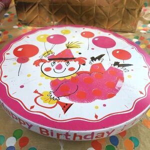 Vintage Musical Metal FABCRAFT Cake Stand (1960s)